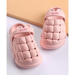 Cute Walk by Babyhug Slip On Clogs Cube Design - Pink