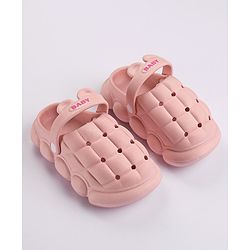 Cute Walk by Babyhug Slip On Clogs Cube Design - Pink