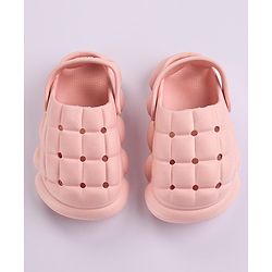 Cute Walk by Babyhug Slip On Clogs Cube Design - Pink
