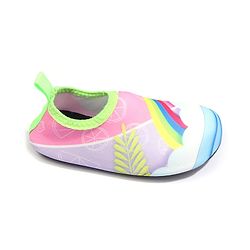 Cute Walk by Babyhug Rainbow Printed Slip On Water Shoes - Multicolour