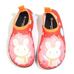 Cute Walk by Babyhug Bunny Printed Slip On Water Shoes - Orange