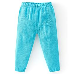 Babyhug Full Sleeves Baby Sweater Set - Light Blue