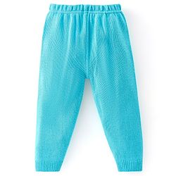 Babyhug Full Sleeves Baby Sweater Set - Light Blue
