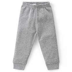 Babyhug Cotton Full Sleeves Solid Color Vest Pullover & Bottom Thermal Wear Combo Pack Of 3 - Light Grey