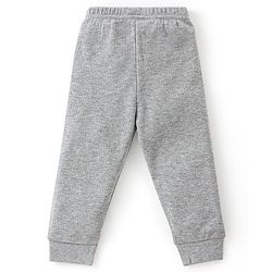 Babyhug Cotton Full Sleeves Solid Color Vest Pullover & Bottom Thermal Wear Combo Pack Of 3 - Light Grey