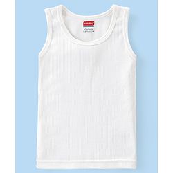 Babyhug Cotton Full Sleeves Solid Color Vest Pullover & Bottom Thermal Wear Combo Pack Of 3 - Off White