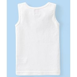 Babyhug Cotton Full Sleeves Solid Color Vest Pullover & Bottom Thermal Wear Combo Pack Of 3 - Off White