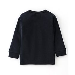 Babyhug Cotton Full Sleeves Inner Thermal Vest & Pajama Set - Dark Navy