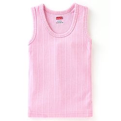 Babyhug Cotton Full Sleeves Solid Color Vest Pullover & Bottom Thermal Wear Combo Pack Of 3 -Pink