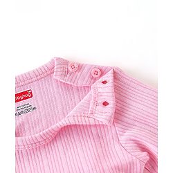 Babyhug Cotton Full Sleeves Solid Color Vest Pullover & Bottom Thermal Wear Combo Pack Of 3 -Pink
