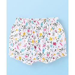 Babyhug 100% Cotton Floral Printed Bloomer  Pack of 3 - Multicolor