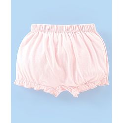 Babyhug 100% Cotton Knit Solid Bloomers Pack of 5 - Multicolour
