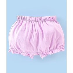 Babyhug 100% Cotton Knit Solid Bloomers Pack of 5 - Multicolour