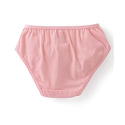 Babyhug 100% Cotton Knit Floral Printed Panties Pack of 3 - Pink & White