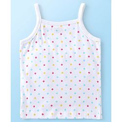 Babyhug 100% Cotton Sleeveless Slips Floral Print Pack Of 3- White & Pink
