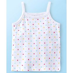 Babyhug 100% Cotton Sleeveless Slips Floral Print Pack Of 3- White & Pink