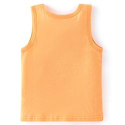 Babyhug 100 % Cotton Sleeveless Striped Camping Printed Sando Pack of 3  - Blue & Yellow