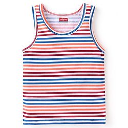 Babyhug 100% Cotton Knit Sleeveless Sando Fox Print Pack of 3 - Multicolour