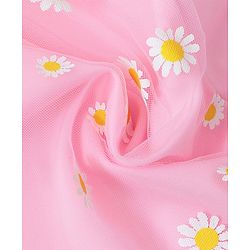 Babyhug Sleeveless Frock Swimsuit with Shorts Floral Print - Pink
