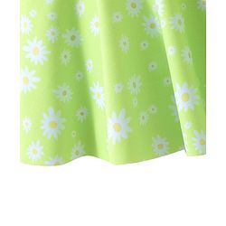 Babyhug Sleeveless Frock Swimsuit with Shorts Floral Print - Green