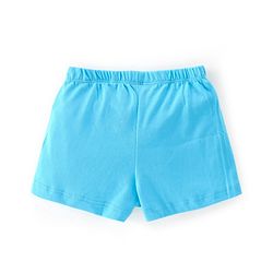 Babyhug 100% Cotton Trunk Jungle Animals Printed Pack of 3 - Blue