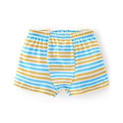 Babyhug 100% Cotton Trunk Jungle Animals Printed Pack of 3 - Blue