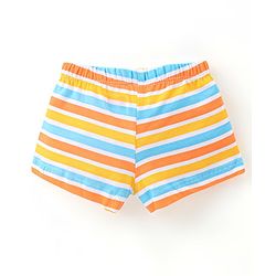 Babyhug 100% Cotton Knit Regular Trunks Tiger Print Pack of 3 - Multicolour