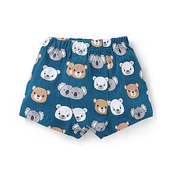 Babyhug 100% Cotton Knit Koala Printed Trunk Pack of 3 - Multicolour