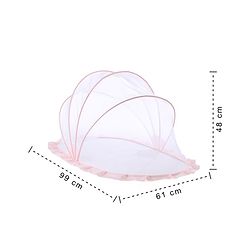 Babyhug  Foldable Mosquito Net Small Size- Pink