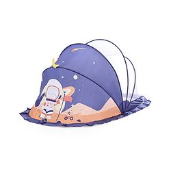Babyhug  Foldable Printed Mosquito Net Large Size Astronaut Theme- Blue