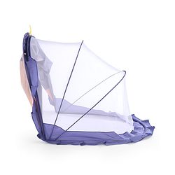 Babyhug  Foldable Printed Mosquito Net Large Size Astronaut Theme- Blue