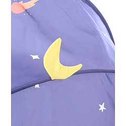 Babyhug  Foldable Printed Mosquito Net Large Size Astronaut Theme- Blue