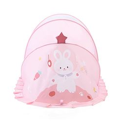 Babyhug  Foldable Printed Mosquito Net Large Size Astronaut Theme- Blue