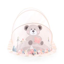 Babyhug  Foldable Printed Mosquito Net Large Size Astronaut Theme- Blue