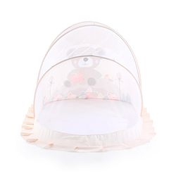 Babyhug  Foldable Printed Mosquito Net Large Size Astronaut Theme- Blue