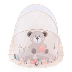 Babyhug  Foldable Printed Mosquito Net Large Size Astronaut Theme- Blue