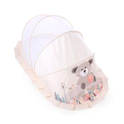 Babyhug  Foldable Printed Mosquito Net Large Size Astronaut Theme- Blue