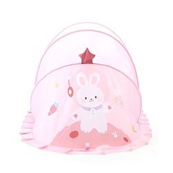Babyhug  Foldable Printed Mosquito Net Small Size Astronaut Theme- Blue