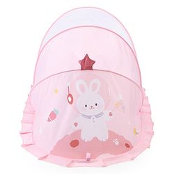 Babyhug  Foldable Printed Mosquito Net Small Size Astronaut Theme- Blue