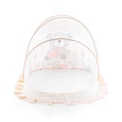 Babyhug  Foldable Printed Mosquito Net Small Size Astronaut Theme- Blue