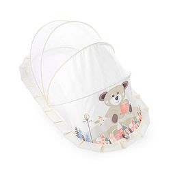 Babyhug  Foldable Printed Mosquito Net Small Size Astronaut Theme- Blue