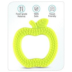 Babyhug Apple Shaped Silicone Teether - Red
