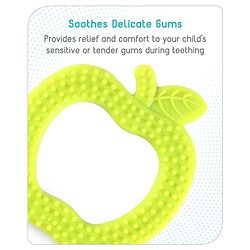 Babyhug Apple Shaped Silicone Teether - Red