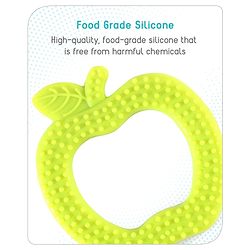 Babyhug Apple Shaped Silicone Teether - Red
