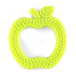 Babyhug Apple Shaped Silicone Teether - Red