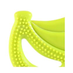 Babyhug  Banana Shaped Silicone Teether - Green
