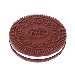 Babyhug Cookie Shaped Silicone Teether - Brown