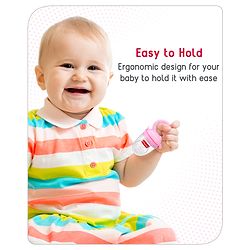 Babyhug Silicone Fruit and Food Nibbler - Pink