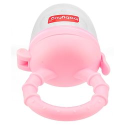 Babyhug Silicone Fruit and Food Nibbler - Pink