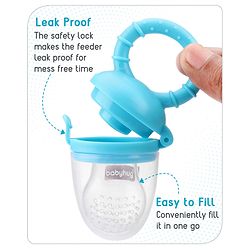 Babyhug Silicone Fruit and Food Nibbler - Pink